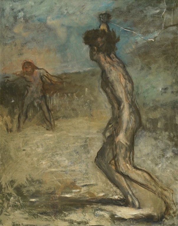 FIT167215 David and Goliath, c.1857 (oil on canvas) by Degas, Edgar (1834-1917); 63.8x80 cm; Fitzwilliam Museum, University of Cambridge, UK; French,  out of copyright